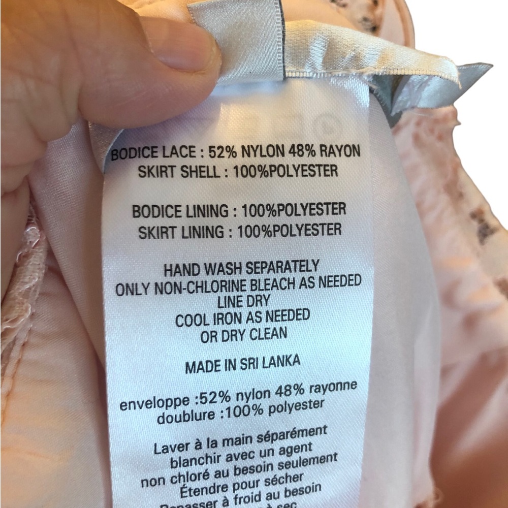 David’s Bridal One Shouldered Pink Gown size 10 - Picture 6 of 14